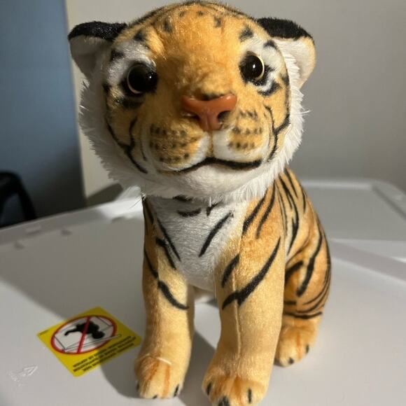 TIGER Stuffed Animals Plush Wild Animal Plush 7-8 inch - Picture 8 of 8
